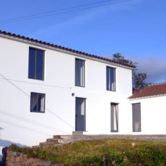 Rebuildung of a two-storey house