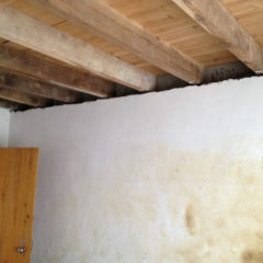 Rebuildung of a two-storey house