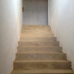 Rebuildung of a two-storey house