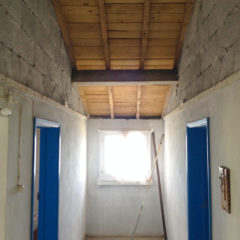Rebuildung of a two-storey house