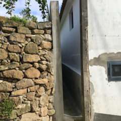 Rebuildung of a two-storey house