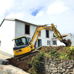Rebuildung of a two-storey house