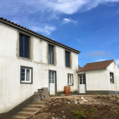 Rebuildung of a two-storey house