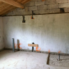 Rebuildung of a two-storey house