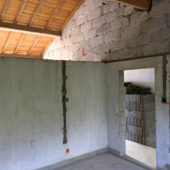 Rebuildung of a two-storey house