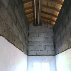 Rebuildung of a two-storey house