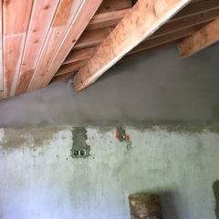 Rebuildung of a two-storey house