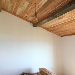Rebuildung of a two-storey house