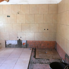 Rebuildung of a two-storey house