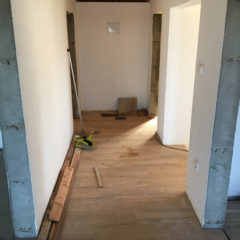 Rebuildung of a two-storey house