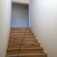 Rebuildung of a two-storey house