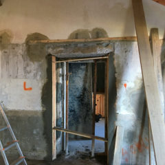Rebuildung of a two-storey house