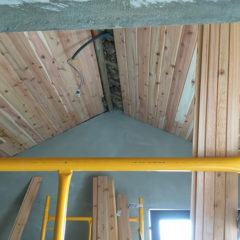 Rebuildung of a two-storey house