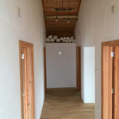Rebuildung of a two-storey house